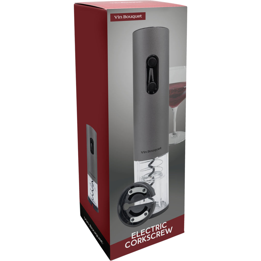 Battery-operated electric corkscrew