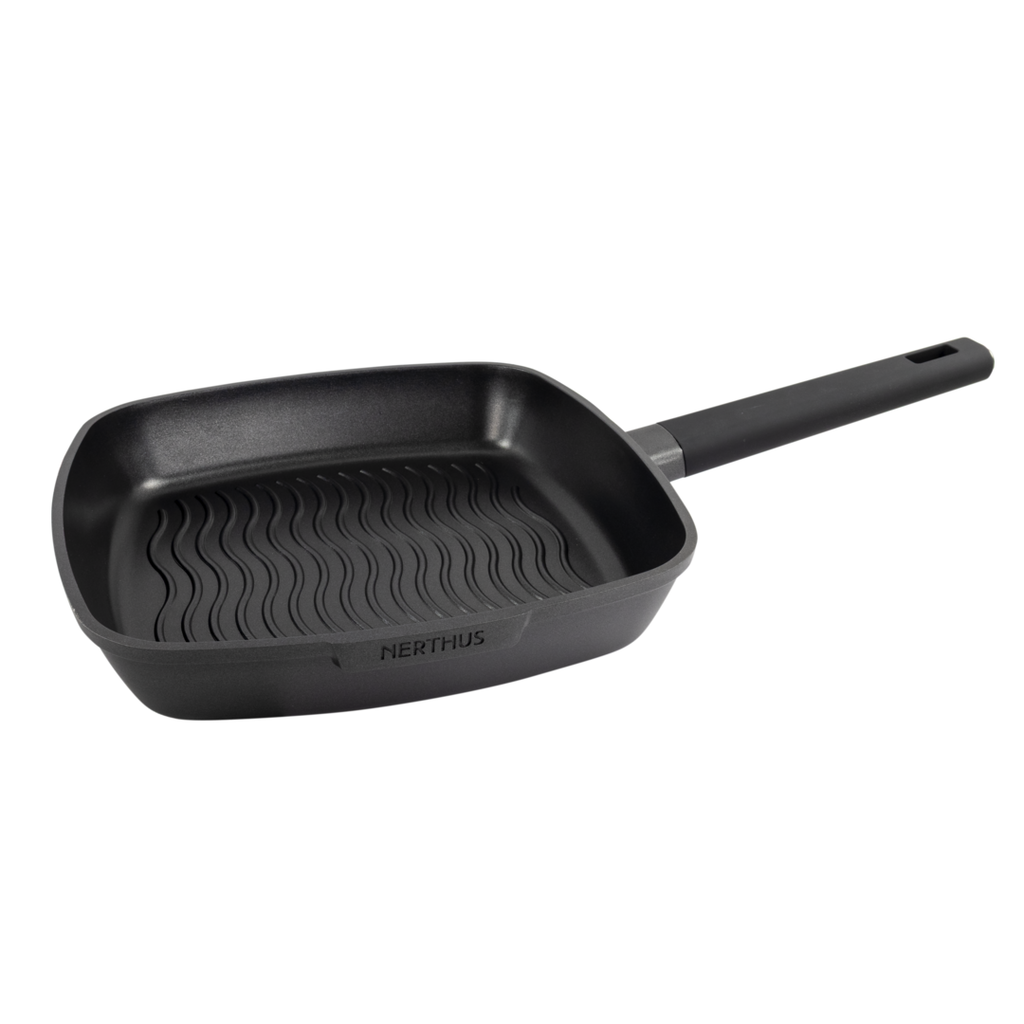 Frigideira Grill Antiaderente PPG Quantanium Reforçada com Titânio 28 cm