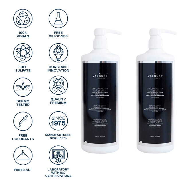 Gel conductor facial y corporal | 2x 1000 ml