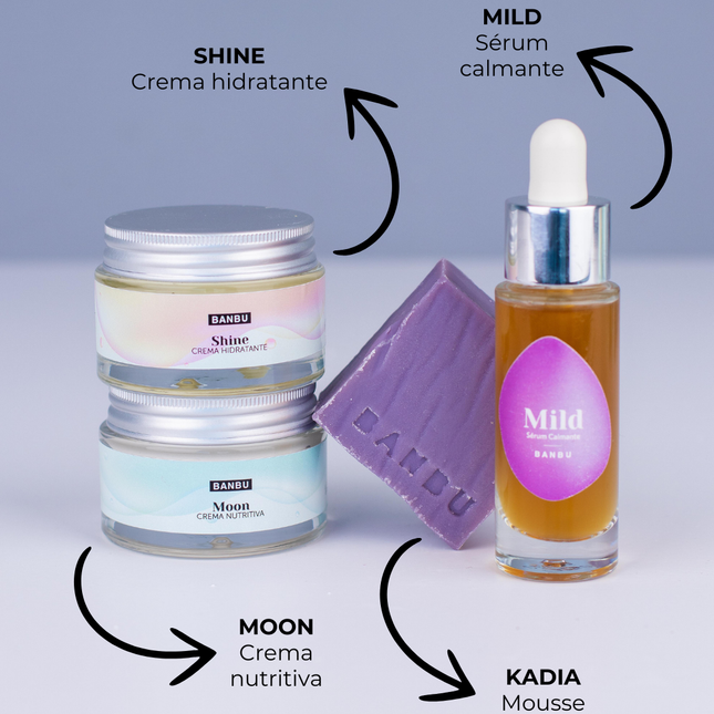 Rutina facial completa eco para piel sensible diaria