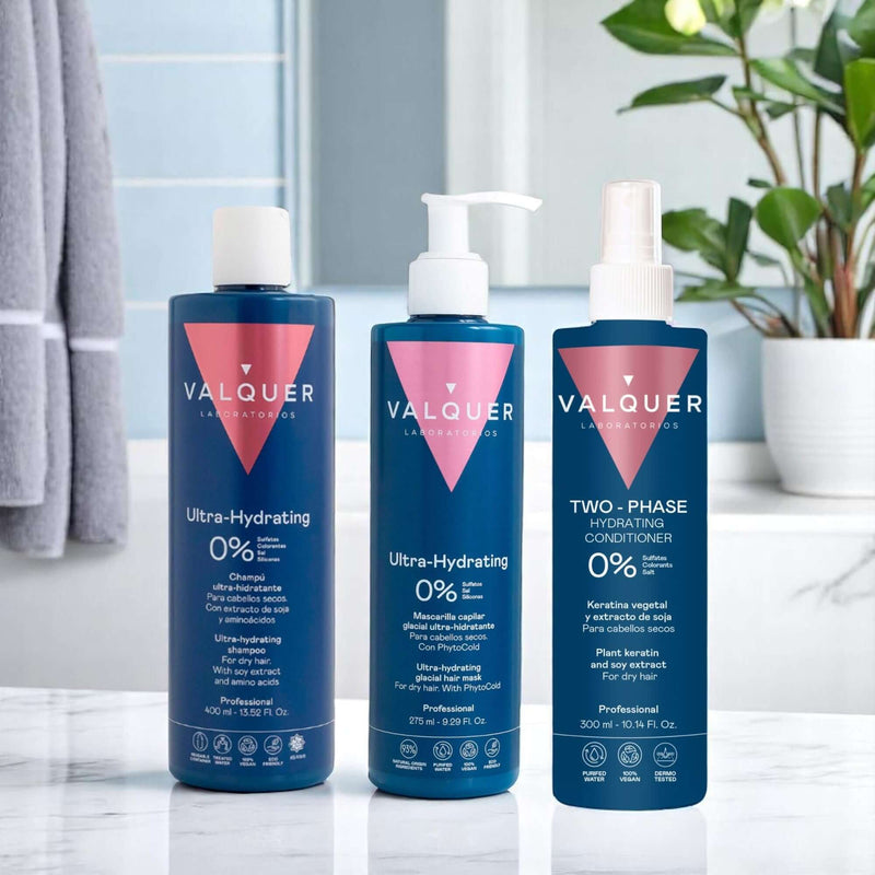 Pack hidratante capilar para cabellos secos | 1000 ml