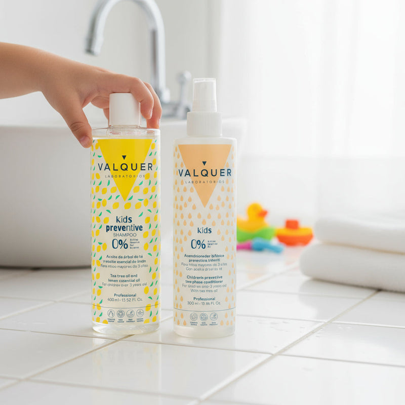 Pack champú y acondicionador infantil preventivo para niños