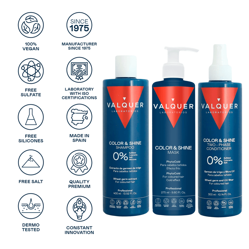Potenciador color y brillo para cabellos teñidos | extracto de germen de trigo