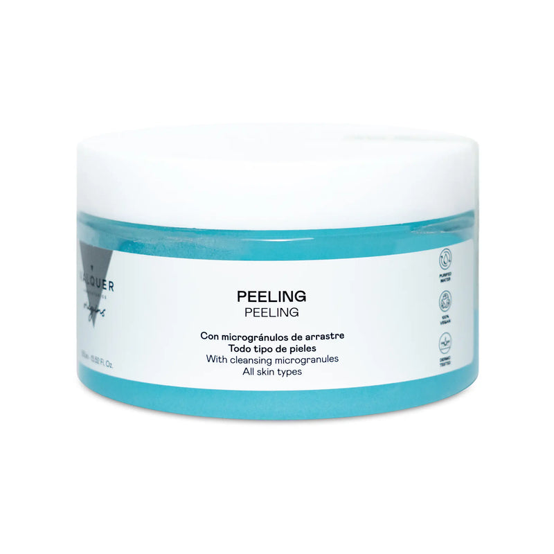 Peeling facial gel exfoliante suave con microgránulos