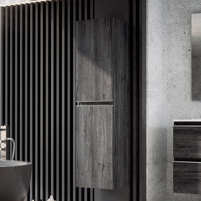 Pilar auxiliar de baño de laminado gran capacidad | ebony | 1_ES