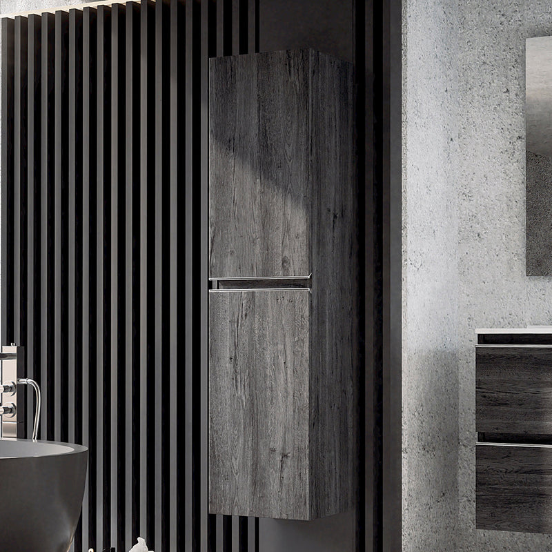 Pilar auxiliar de baño de laminado gran capacidad | ebony | 1_ES