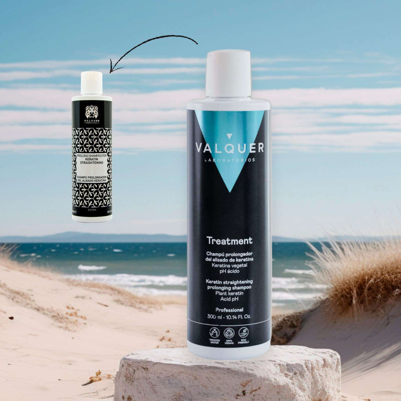 Champú prolongador del alisado de keratina 300 ml | suave
