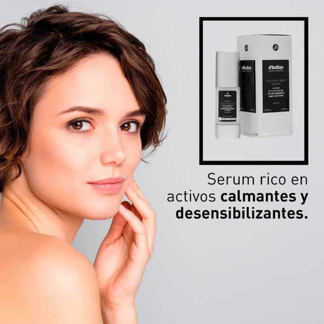 Sérum facial desensibilizante para pieles sensibles