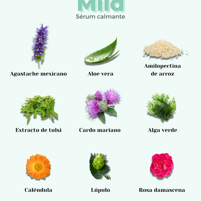 Sérum facial calmante para piel sensible | rojeces