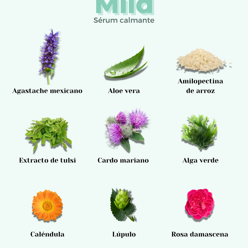 Sérum facial calmante para piel sensible | rojeces