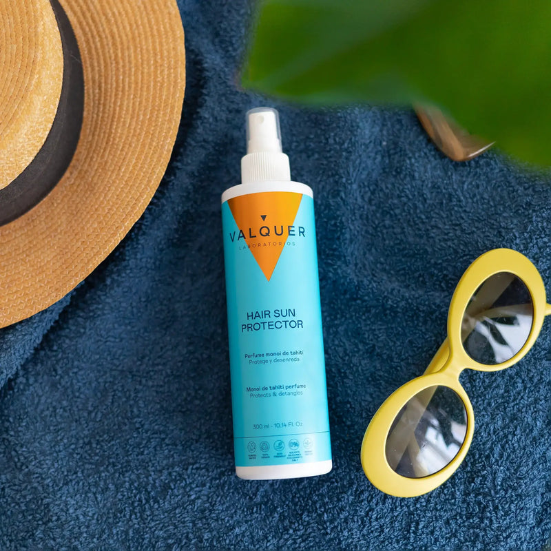 Protector solar capilar con vitamina B5 y filtros UV