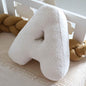 Bouclé Initial Letter Pillow | For Kids and Learning