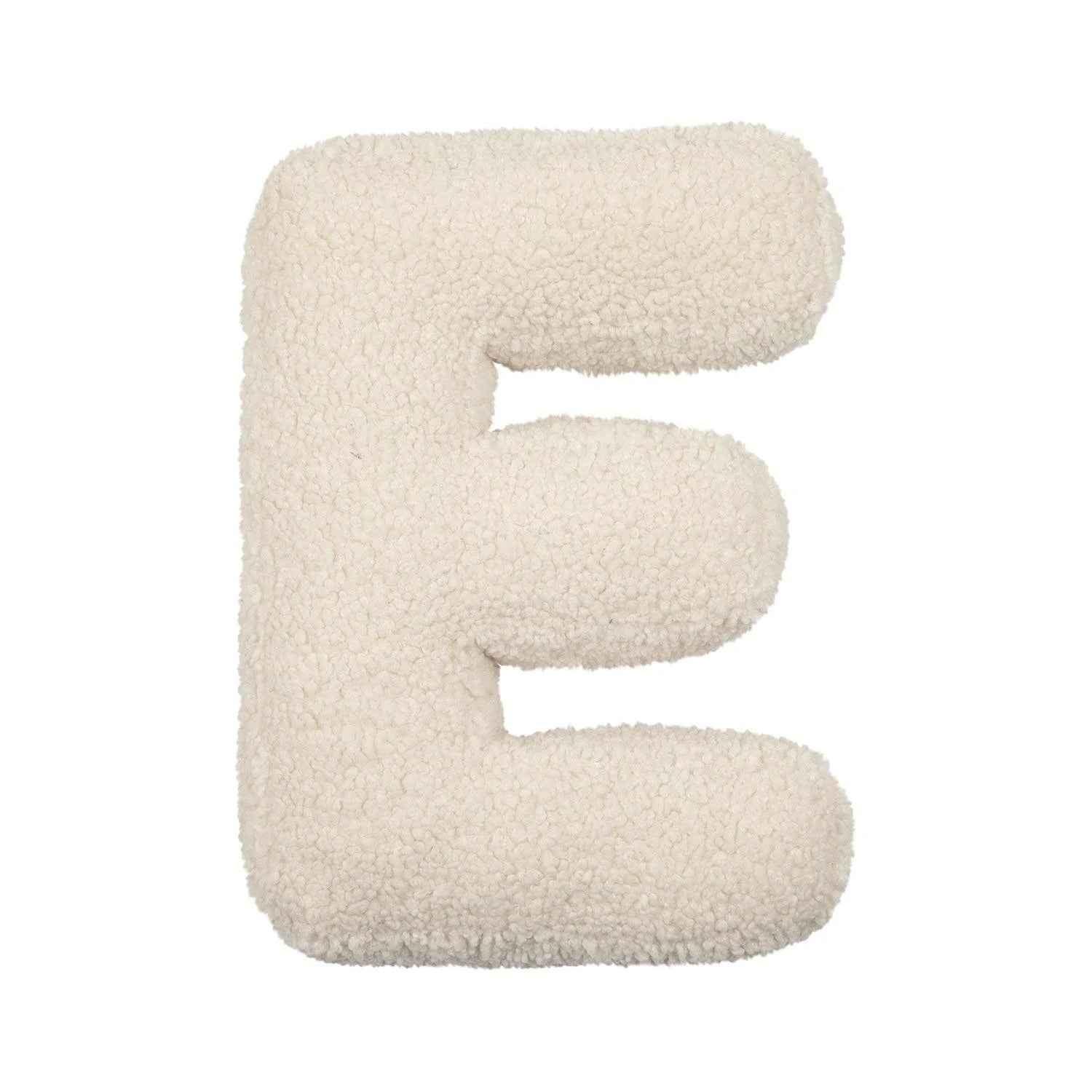 Bouclé Initial Letter Pillow | For Kids and Learning