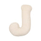 Bouclé Initial Letter Pillow | For Kids and Learning