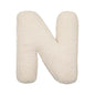 Bouclé Initial Letter Pillow | For Kids and Learning