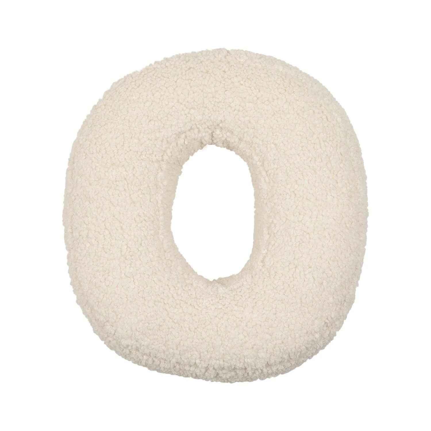 Bouclé Initial Letter Pillow | For Kids and Learning