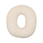 Bouclé Initial Letter Pillow | For Kids and Learning