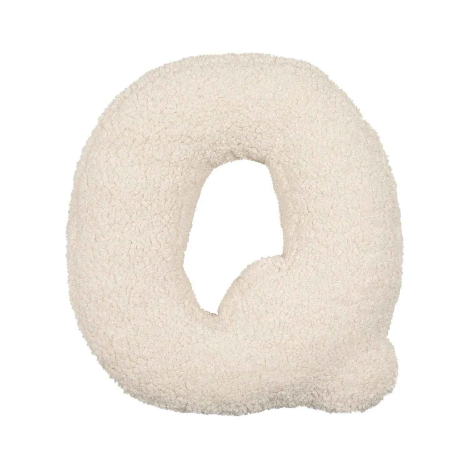 Bouclé Initial Letter Pillow | For Kids and Learning