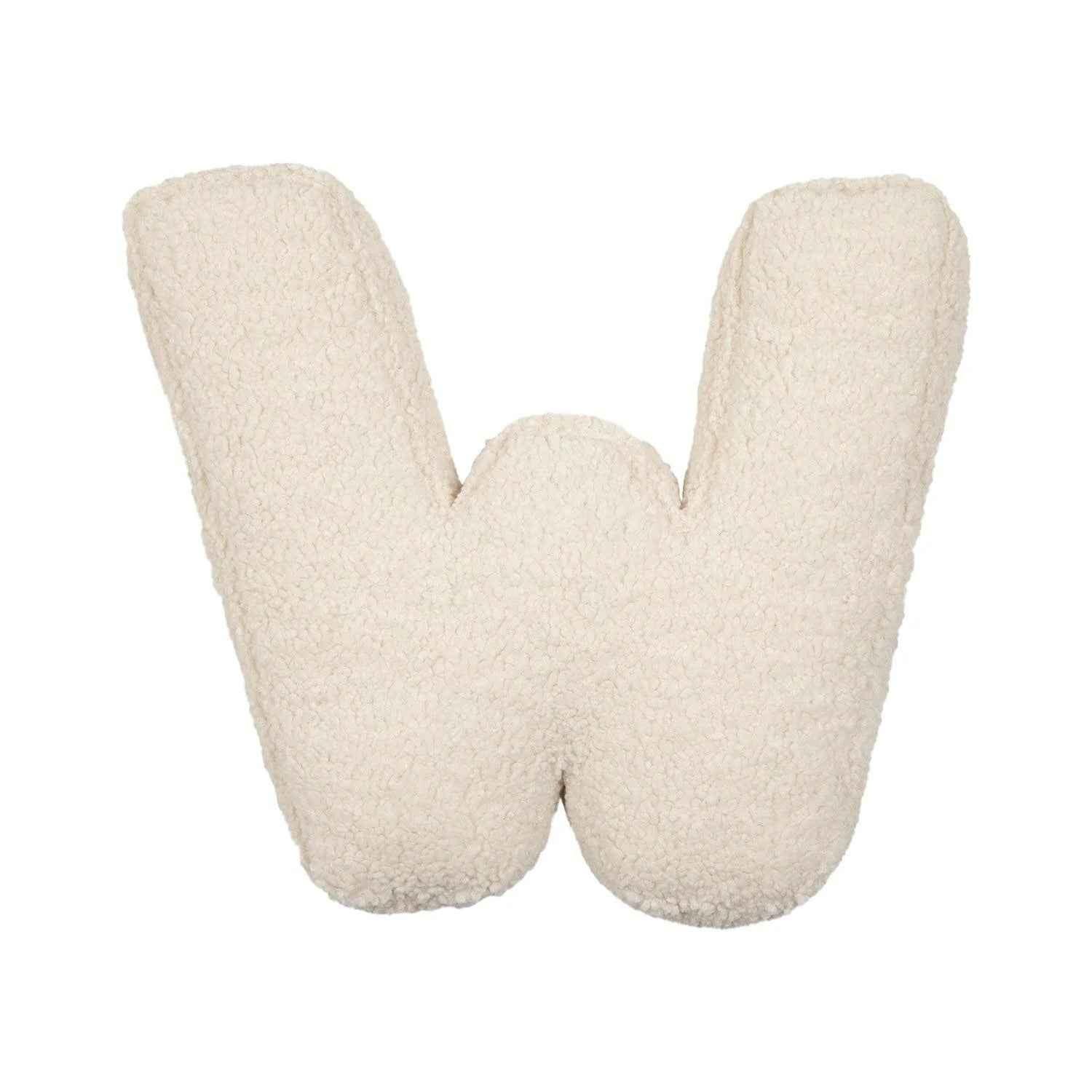 Bouclé Initial Letter Pillow | For Kids and Learning
