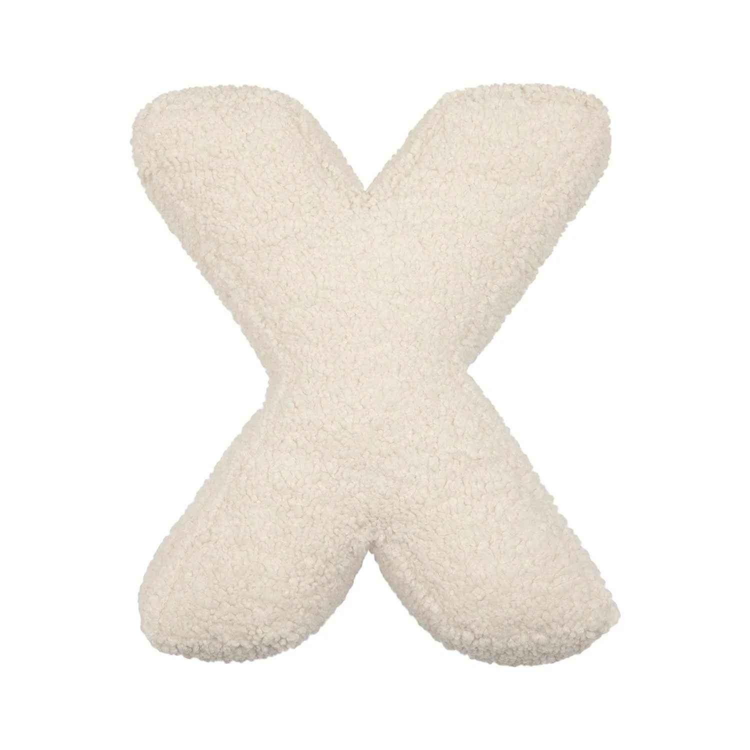 Bouclé Initial Letter Pillow | For Kids and Learning