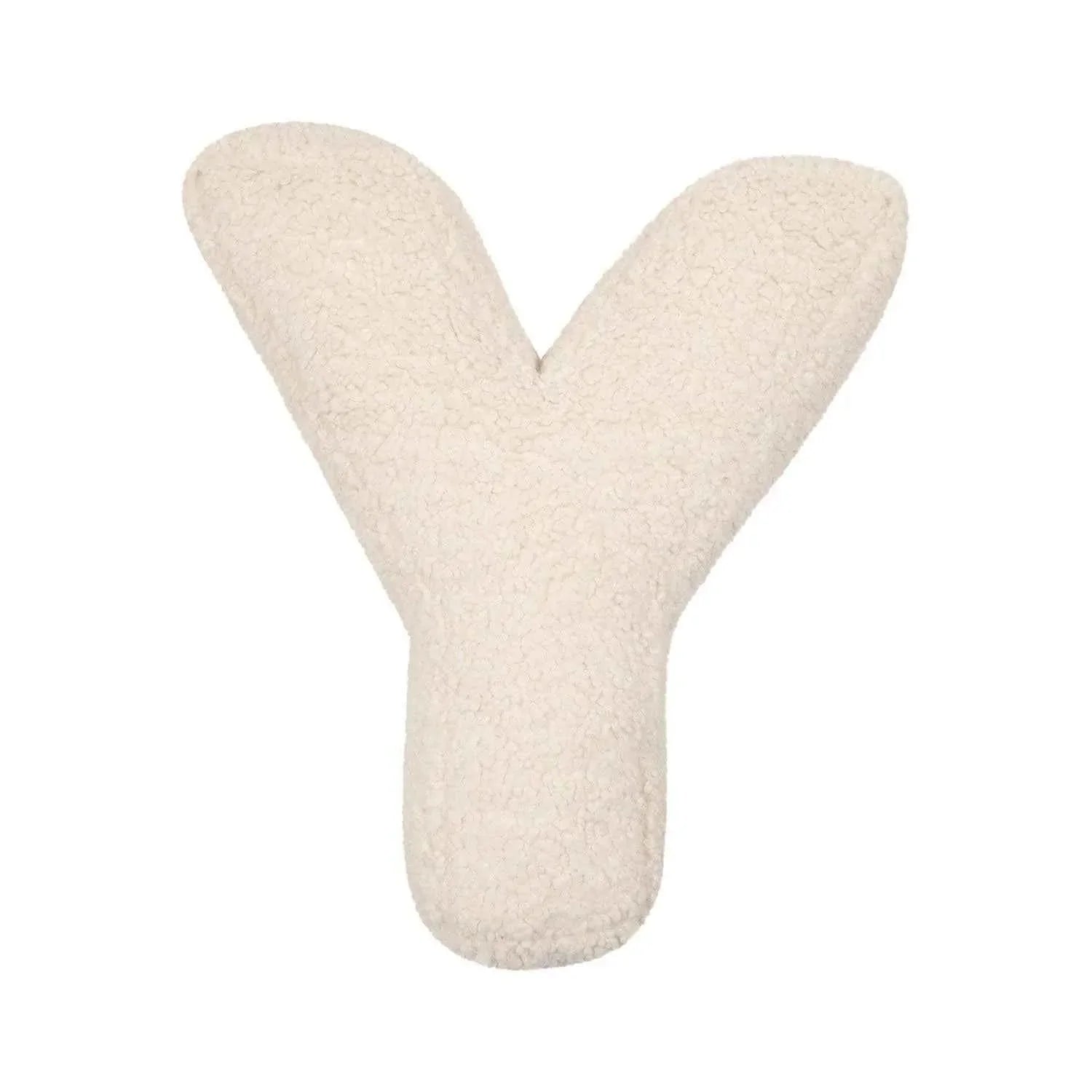 Bouclé Initial Letter Pillow | For Kids and Learning