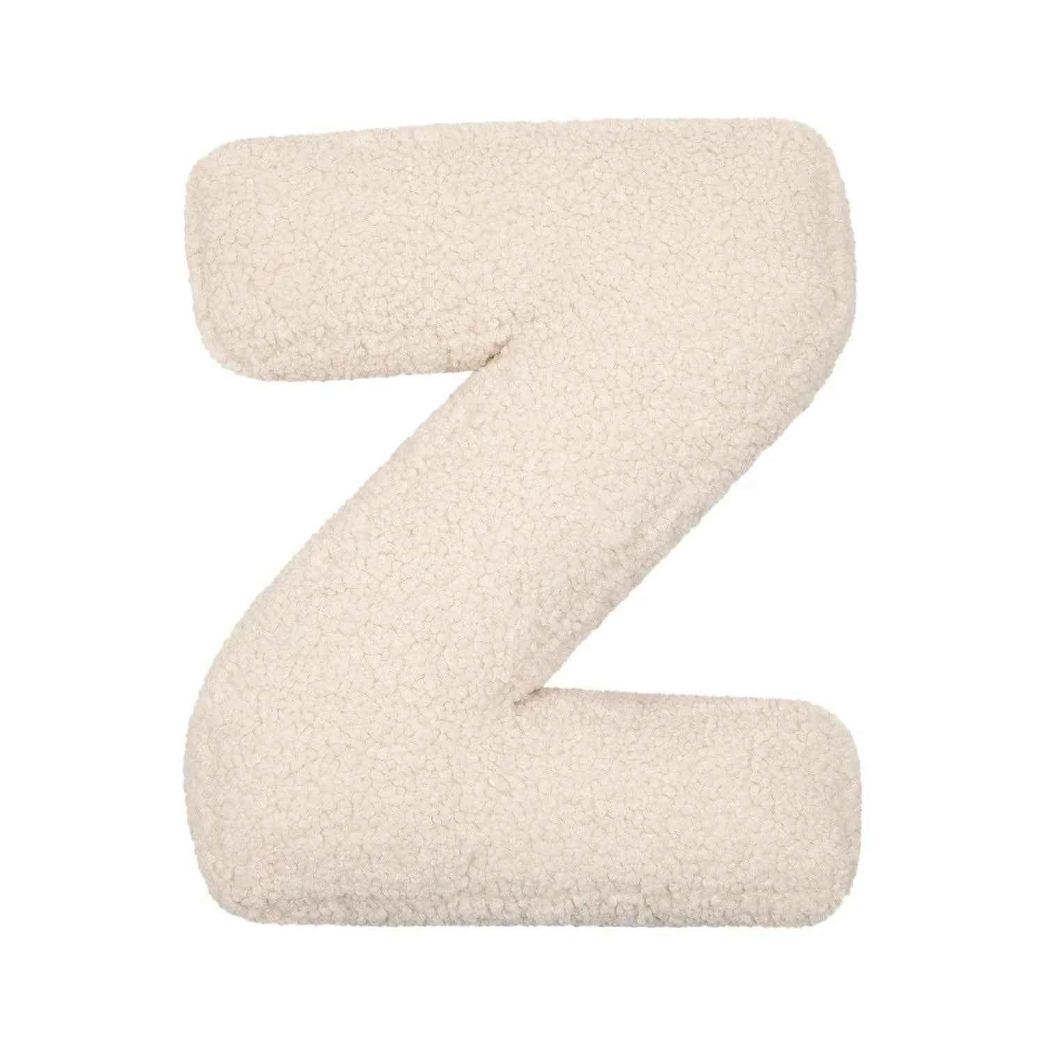 Bouclé Initial Letter Pillow | For Kids and Learning