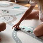 Alfombra vinílica infantil 120x160 cm | Diseño City