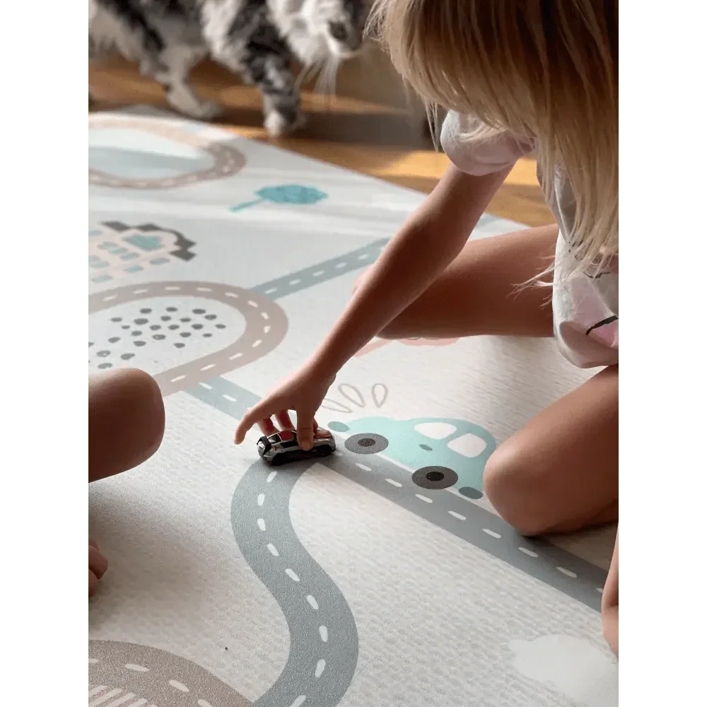 Alfombra vinílica infantil 120x160 cm | Diseño City