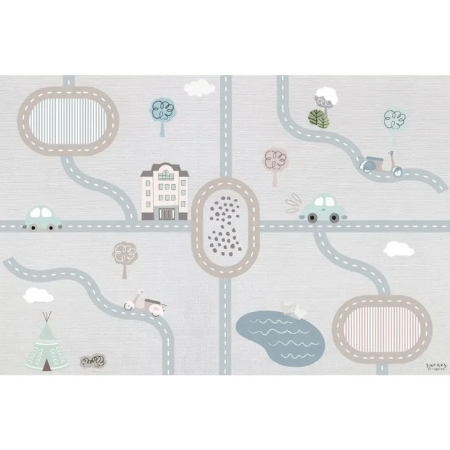 Alfombra Vinilica 120x160 Mod. CITY - SUEÑOS DE CIGUEÑAAlfombraHome & Garden > Decor > Rugs