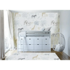 Children's vinyl rug 120x160 cm with jungle design