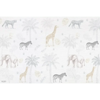 Alfombra vinílica infantil 120x160 cm con diseño jungle