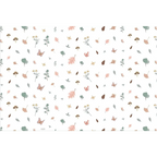 Children's vinyl rug flowers 120x160 Cm