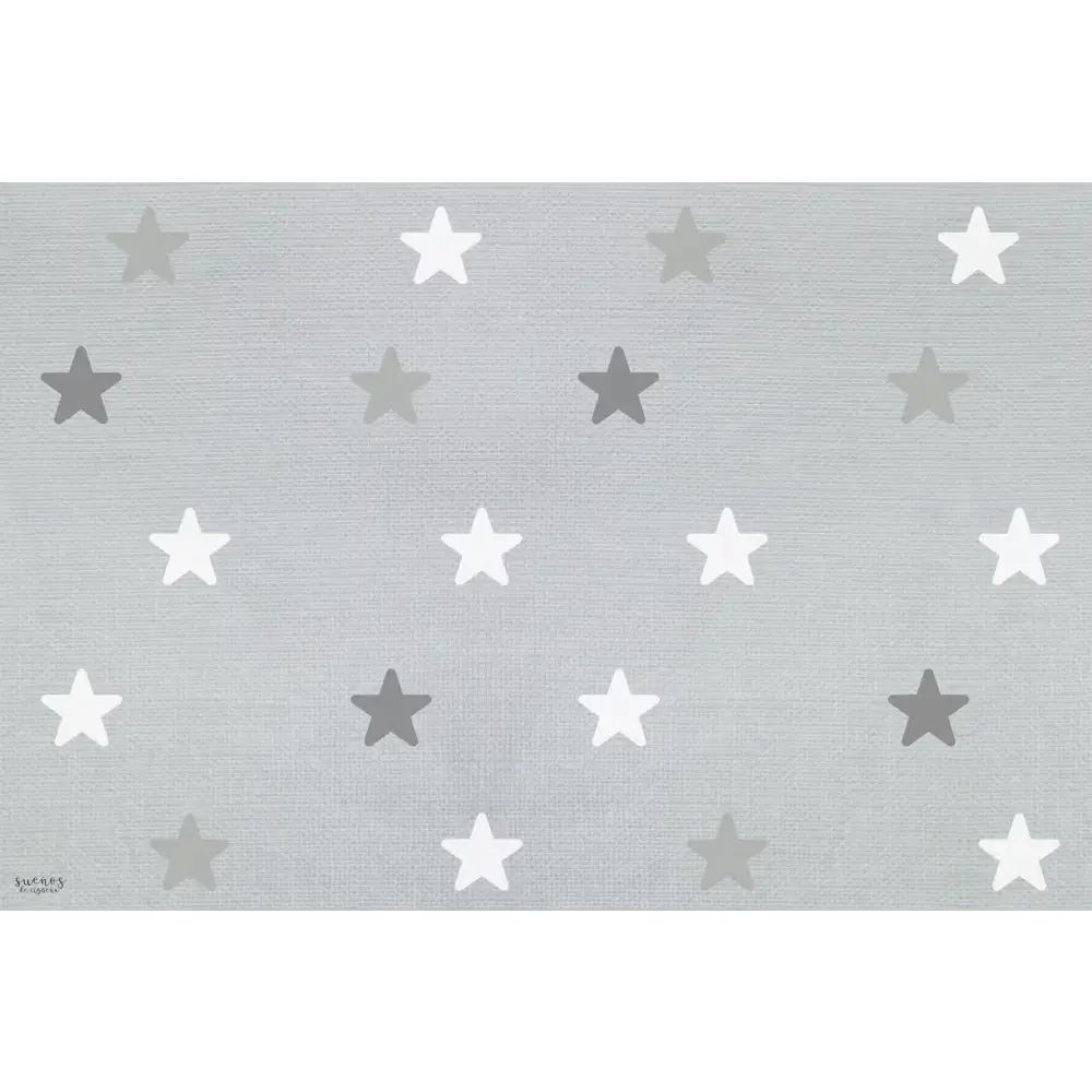 Alfombra vinílica infantil 120x160 cm | estrellas