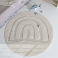 Alfombra infantil redonda diseño arco iris 120 cm | Para niños