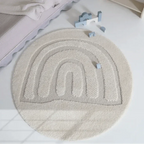 Alfombra infantil redonda diseño arco iris 120 cm | Para niños