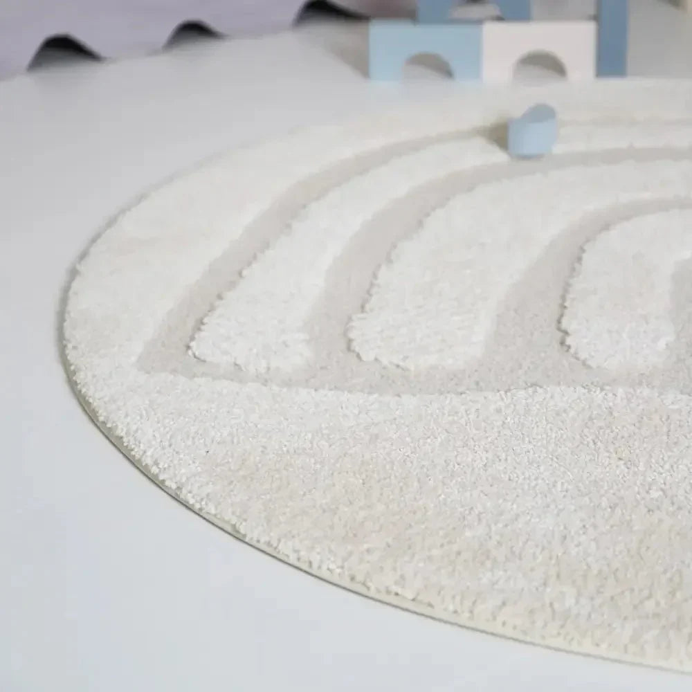 Alfombra infantil redonda diseño arco iris 120 cm | Para niños
