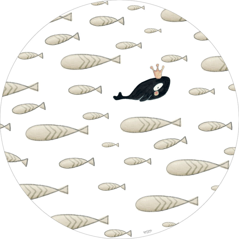 Alfombra Vinilica BALLENAS 95cm diametroHome & Garden > Decor > Rugs