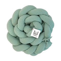 Trenza protector de cuna en algodón 210cm | color menta