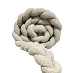 Trenza protector de cuna 200cm en boucle | Suave y segura