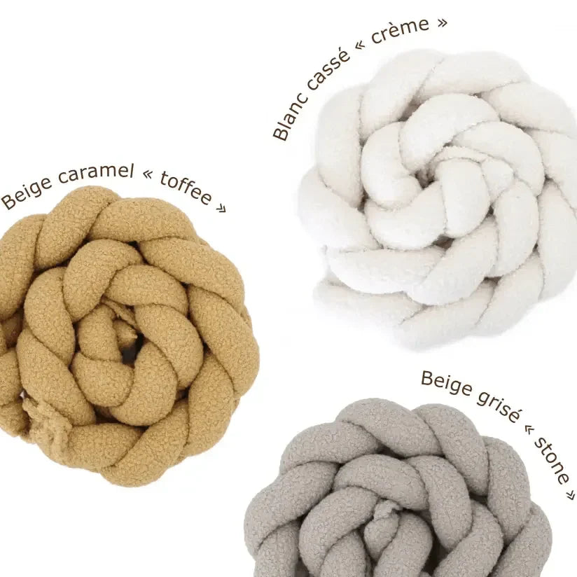 Crib bumper braid, 200 cm, looped | Soft and safe