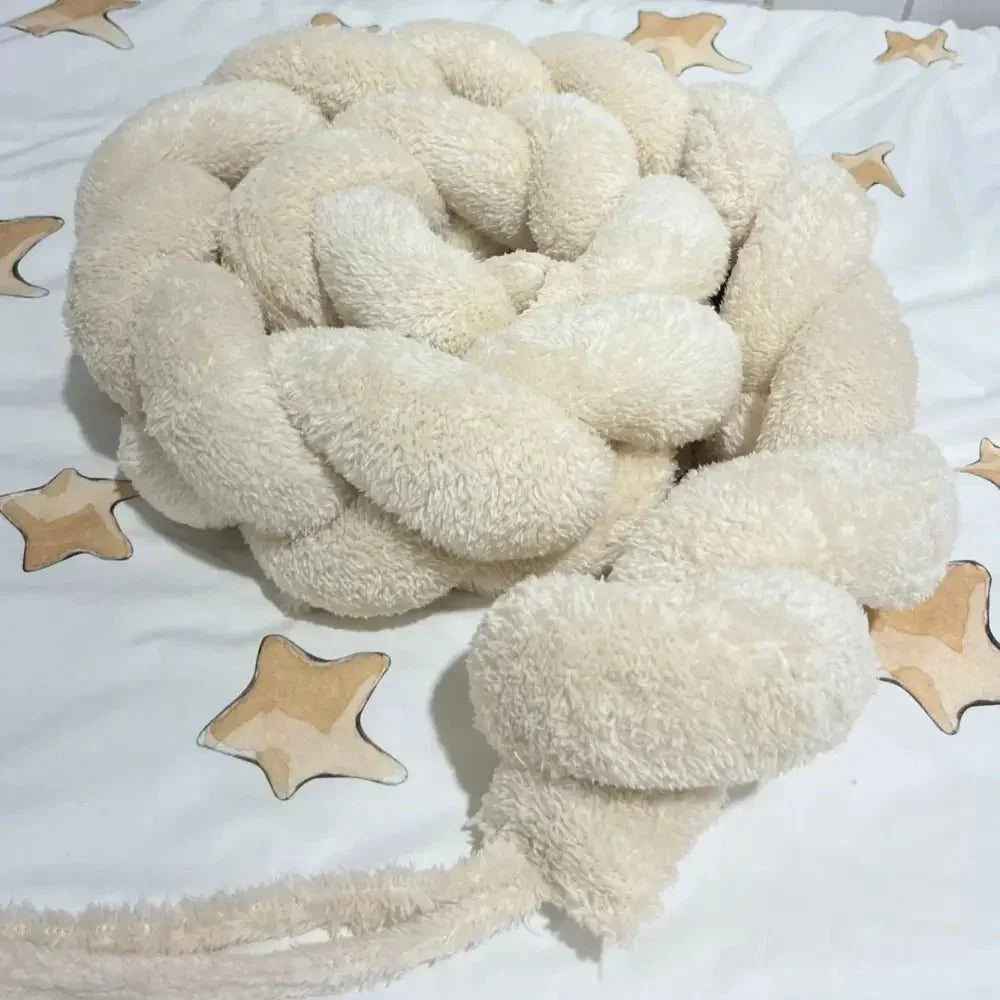 Teddy Bear Crib Bumper Braid 210cm | Baby Safety