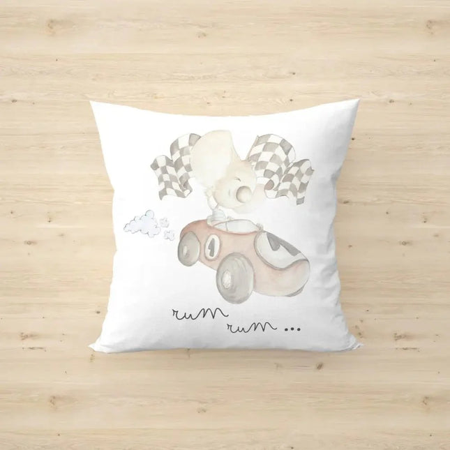 Cuadrante Cojin 40x40 Coche de Carreras - SUEÑOS DE CIGUEÑAFunda NordicaHome & Garden > Decor > Throw Pillows