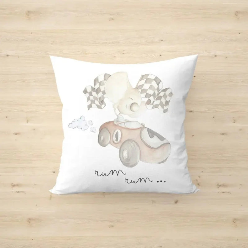 Cuadrante Cojin 40x40 Coche de Carreras - SUEÑOS DE CIGUEÑAFunda NordicaHome & Garden > Decor > Throw Pillows