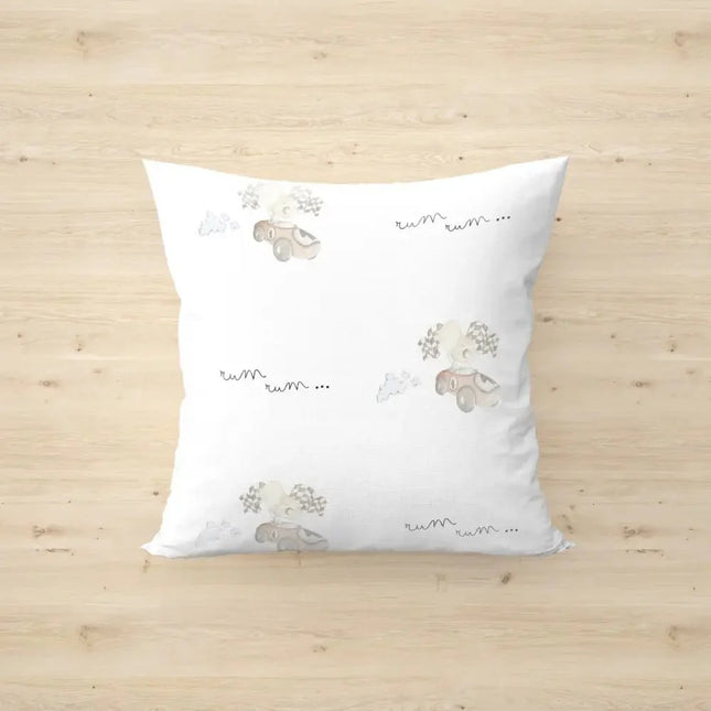 Cuadrante Cojin 40x40 Coche de Carreras - SUEÑOS DE CIGUEÑAFunda NordicaHome & Garden > Decor > Throw Pillows
