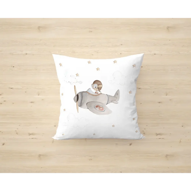 Cuadrante Cojin 40x40 Cuco Aviador - SUEÑOS DE CIGUEÑAFunda NordicaHome & Garden > Decor > Throw Pillows