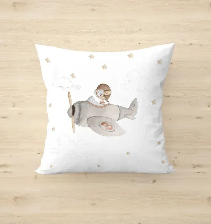 Cojín decorativo artesanal para niños 40x40 cm | multicolor