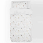 Reversible duvet cover for 110x160 crib in 100% cotton