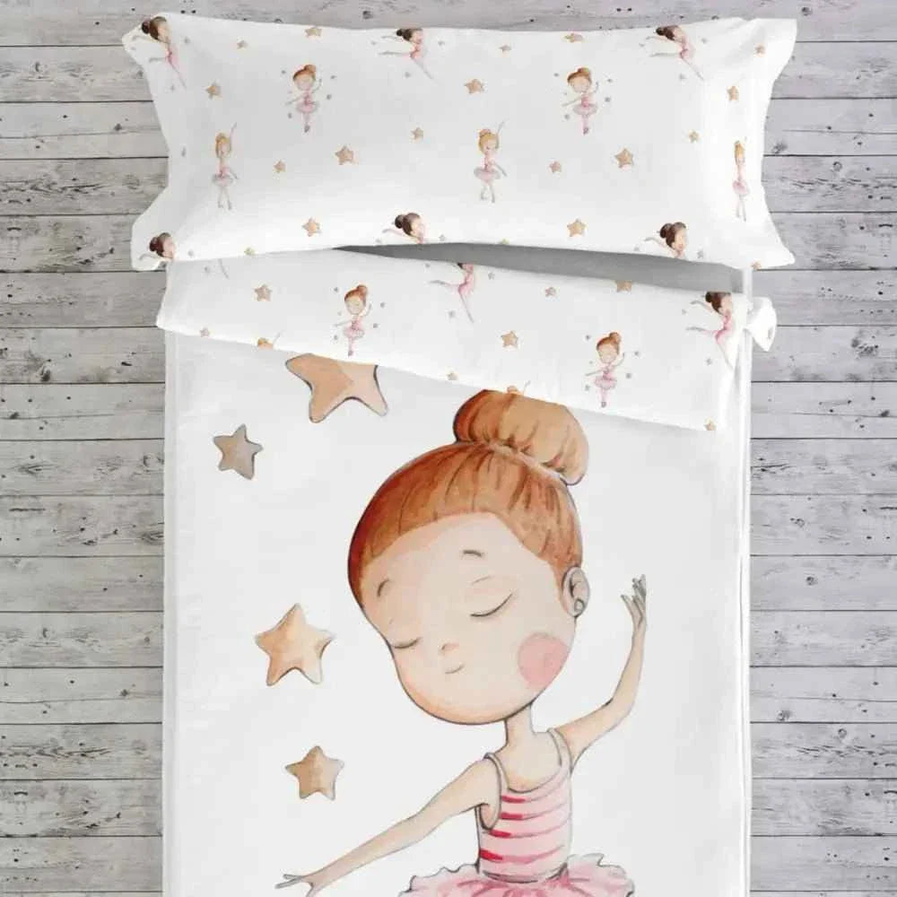 Reversible duvet cover for 110x160 crib in 100% cotton