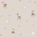 Deer Wallpaper with Vibrant Flowers | For Kids