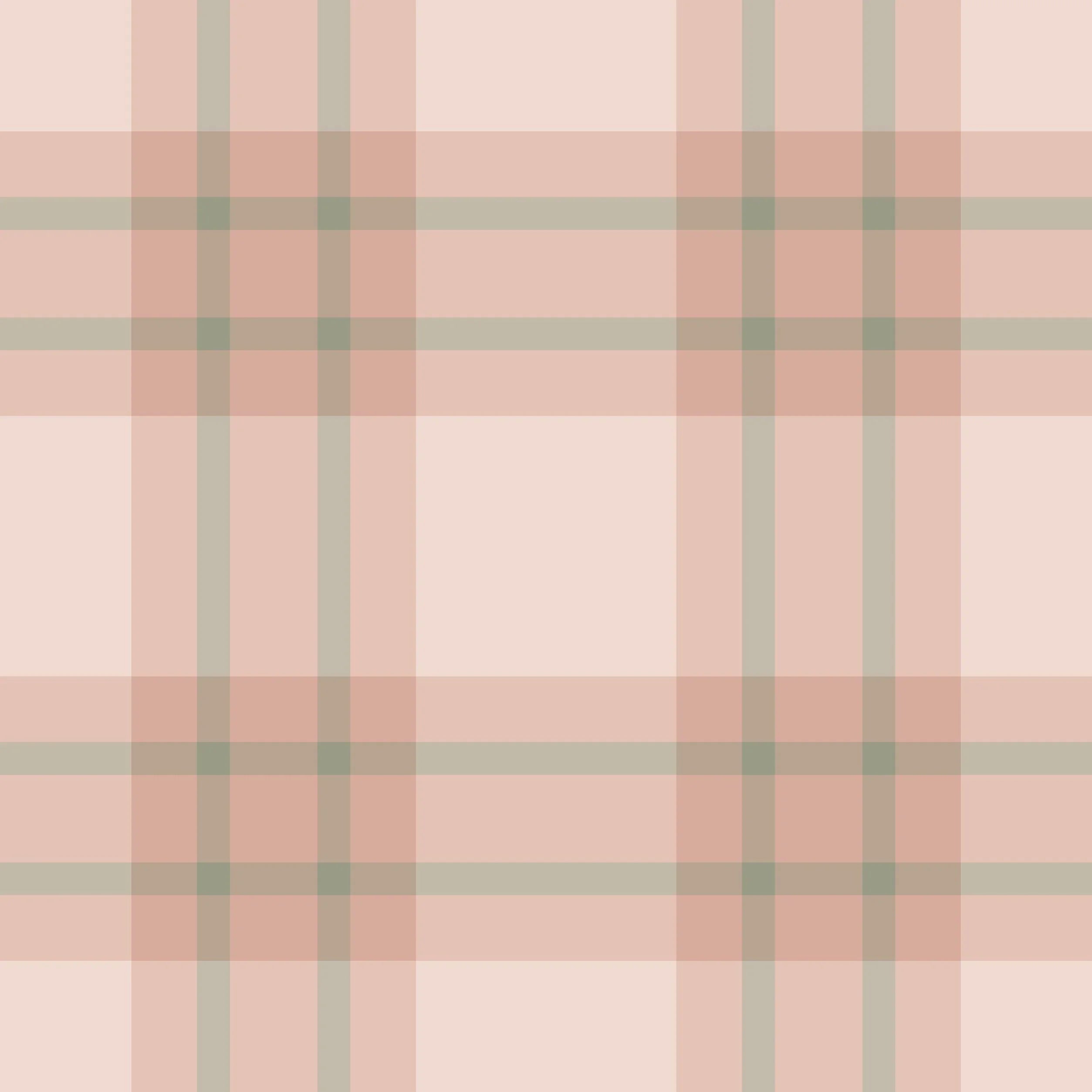Papel pintado infantil escocés rosa y verde | 10 m